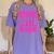 Straight Outta Fifth Grade Graduation Class Women's Comfort Colors T-Shirt Violet