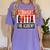 Straight Outta Fire Academy T Shirt Firefighter Graduation Women's Comfort Colors T-Shirt Violet