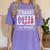 Straight Outta First Grade Graduation 1st Grade T Shirt Women's Comfort Colors T-Shirt Violet