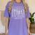 Straight Outta High School Graduation Boys Women's Comfort Colors T-Shirt Violet
