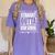 Straight Outta High School Shirt Cute Graduation Women's Comfort Colors T-Shirt Violet