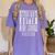 Straight Outta High School s Graduation Women's Comfort Colors T-Shirt Violet