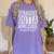 Straight Outta Homeschool Graduation Tee 2023 Women's Comfort Colors T-Shirt Violet