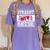 Straight Outta Homeschool Shirt Graduation Women's Comfort Colors T-Shirt Violet