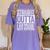 Straight Outta Law School Shirt Lawyer Graduation Women's Comfort Colors T-Shirt Violet