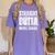 Straight Outta Middle School Class Of 2024 Graduation Women's Comfort Colors T-Shirt Violet
