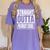 Straight Outta Pharmacy School Class 2025 Pharma Graduation Women's Comfort Colors T-Shirt Violet