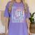 Straight Outta Preschool Class Of 2022 School Graduation Women's Comfort Colors T-Shirt Violet