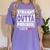 Straight Outta Preschool Class Of 2031 Shirt Graduation Women's Comfort Colors T-Shirt Violet