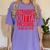 Straight Outta Preschool Graduation Class Of 2018 Women's Comfort Colors T-Shirt Violet
