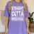 Straight Outta Preschool Shirt Graduation Idea Women's Comfort Colors T-Shirt Violet