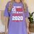 Student Graduation 2020 Tee My Happy Class Is Outta Here Women's Comfort Colors T-Shirt Violet