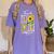 Sunflower Teach Love Inspire Cool Graduation Teacher School Women's Comfort Colors T-Shirt Violet