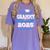 Super Proud Grammy Of 2025 Graduate Senior Graduation Family Premium Women's Comfort Colors T-Shirt Violet