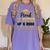 Super Proud Little Brother 2025 Graduate Graduation Family Women's Comfort Colors T-Shirt Violet