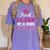 Super Proud Little Cousin Of 2025 Graduate Graduation Family Premium Tri-Blend Women's Comfort Colors T-Shirt Violet