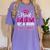 Super Proud Mom Of 2025 Graduate Senior Graduation Family Women's Comfort Colors T-Shirt Violet