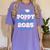Super Proud Poppy Of 2025 Graduate Senior Graduation Family Women's Comfort Colors T-Shirt Violet
