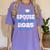 Super Proud Spouse Of 2025 Graduate Senior Graduation Family Women's Comfort Colors T-Shirt Violet