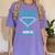 Superhero RN Nurse Shirt Graduation Women's Comfort Colors T-Shirt Violet