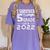 I Survived 5th Grade Class Of 2022 Graduation Student Women's Comfort Colors T-Shirt Violet