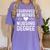 I Survived My Brother's Nursing Degree School Graduation Women's Comfort Colors T-Shirt Violet