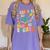 i Survived My Daughter's Bachelors Degree Groovy Graduation Women's Comfort Colors T-Shirt Violet