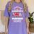 I Survived My Daughter's Nursing Degree School Graduation Women's Comfort Colors T-Shirt Violet