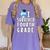 I Survived Fourth Grade Graduation Kids Owl Grad Women's Comfort Colors T-Shirt Violet