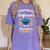 I Survived My Girlfriend's Bachelor's Degree Graduation Women's Comfort Colors T-Shirt Violet
