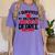 I Survived My Girlfriend's Juris Doctor Degree Graduation Women's Comfort Colors T-Shirt Violet