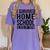 I Survived Home School Class Of 2018 Graduation Women's Comfort Colors T-Shirt Violet