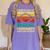 I Survived My Husband's Master's Degree Graduation Women's Comfort Colors T-Shirt Violet