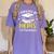 i Survived My Mom's EdD Dissertation Graduation Mom EdD Women's Comfort Colors T-Shirt Violet