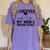 I Survived My Mom's Nursing Degree Nursing School Graduation Women's Comfort Colors T-Shirt Violet