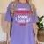 I Survived Nursing School Class Of 2025 Nurse Graduation Women's Comfort Colors T-Shirt Violet