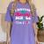 I Survived Nursing School Class Of 2026 Nurse Graduation Women's Comfort Colors T-Shirt Violet
