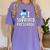 I Survived PreSchool Graduation Kids Owl Grad Shirt Women's Comfort Colors T-Shirt Violet