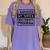 I Survived My Wife's Doctorate Program PhD Graduation Women's Comfort Colors T-Shirt Violet