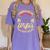 Survived My Wife's Master's Degree College Graduation Women's Comfort Colors T-Shirt Violet