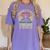 I Survived My Wife's Nursing Degree Nursing Graduation Women's Comfort Colors T-Shirt Violet