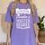 Survivor Of My Daughter's Master Degree Masters Graduation Women's Comfort Colors T-Shirt Violet