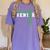Swimming Senior Night Swim Senior 2026 Graduation 33 Women's Comfort Colors T-Shirt Violet