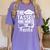 The Tassel Was Worth The Hassle Graduation Class Women's Comfort Colors T-Shirt Violet