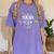 Teacher Of Tiny Humans Preschool Kindergarten Graduation Women's Comfort Colors T-Shirt Violet