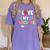 Teens Graduation I Heart My Teacher I Love My Teachers Women's Comfort Colors T-Shirt Violet