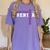 Tennis Senior Night Tennis Senior 2025 Graduation 43 Women's Comfort Colors T-Shirt Violet