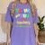 Thank You Teacher Appreciation Graduation Men Women Kids Women's Comfort Colors T-Shirt Violet