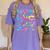 Tie Dye Happy Last Day Of School Graduation Teacher Student Women's Comfort Colors T-Shirt Violet