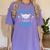 Tooth Fairy Tshirt Cute Dental Hygienist Graduation T Shirt Women's Comfort Colors T-Shirt Violet